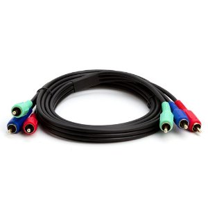 Component Video Cable 3RCAs to 3-RCAs