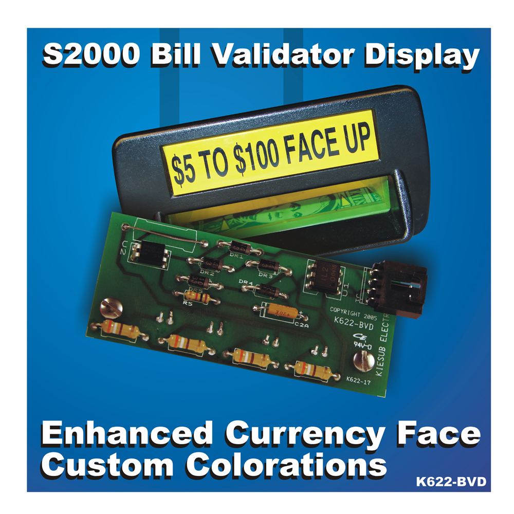 K622-BVD LED Replacement Bill Validator Board for IGT S2000 Slot Machines