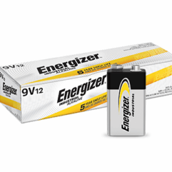 Energizer EN22 Industrial 9 Volt Battery, 12/pk