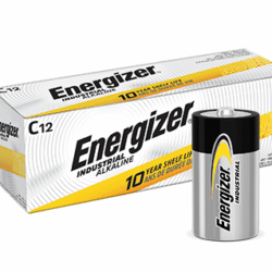 Energizer EN93 Industrial C Battery, 12/pk