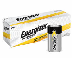 Energizer EN95 Industrial D Battery, 12/pk