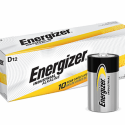 Energizer EN95 Industrial D Battery, 12/pk