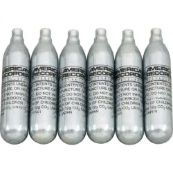 CO-2/6 CO2 Replacement Cartridges 6/pk