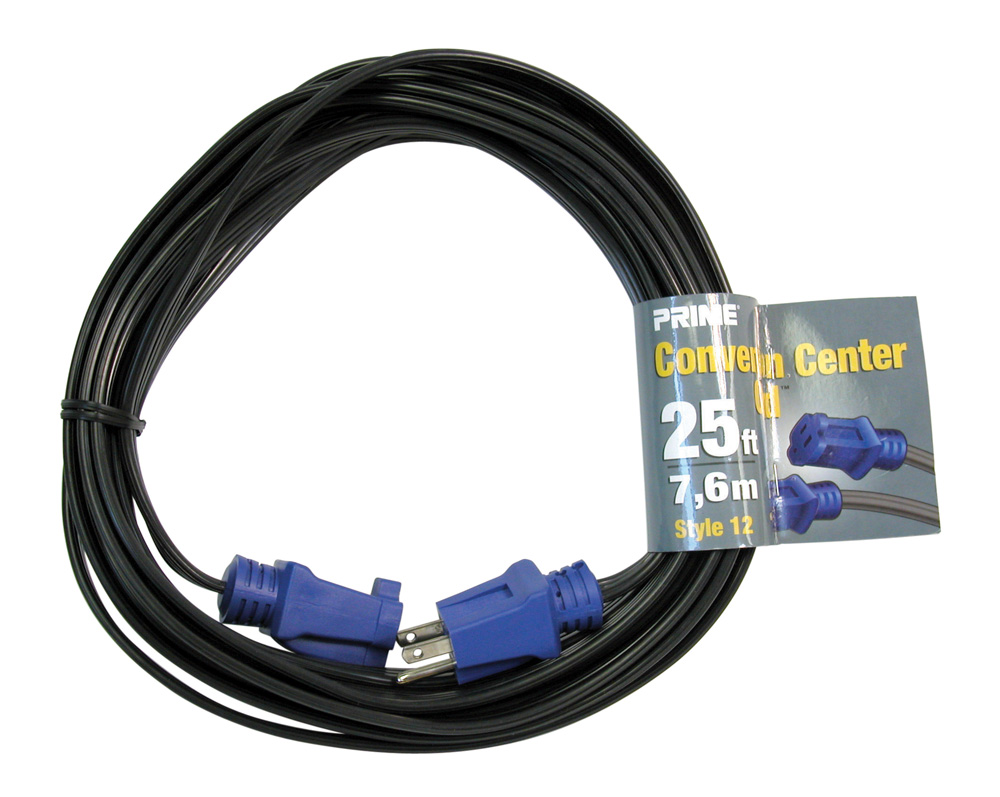 Flat Convention Center Extension Cord, 25