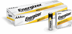 Energizer EN92 Industrial AAA Battery, 24/pk