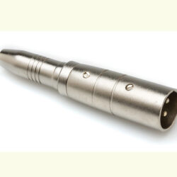 Hosa audio adapter. 1/4" TRS Female to XLR Male.