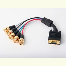 45-5126 VGA to 5 BNC Male Cable, 1ft