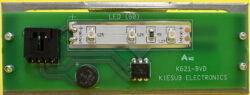 K621-BVD LED Replacement Board for Bill Validator on IGT Slant Top Slot Machines (Yellow/Green LEDs)