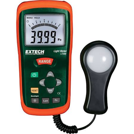Extech LT300 Light Meter with Digital and Analog Display