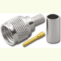 MU-7248-P Mini UHF Male 3pc Connector for RG58/U, RG58A/U