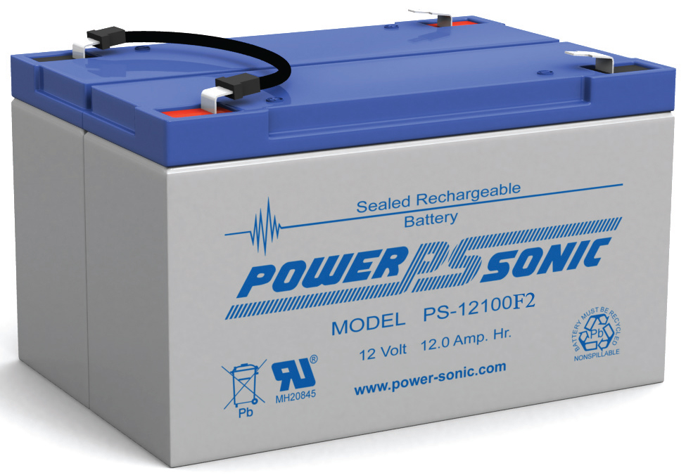 Powersonic PS-12100-F2 12V 10AH F2 Battery