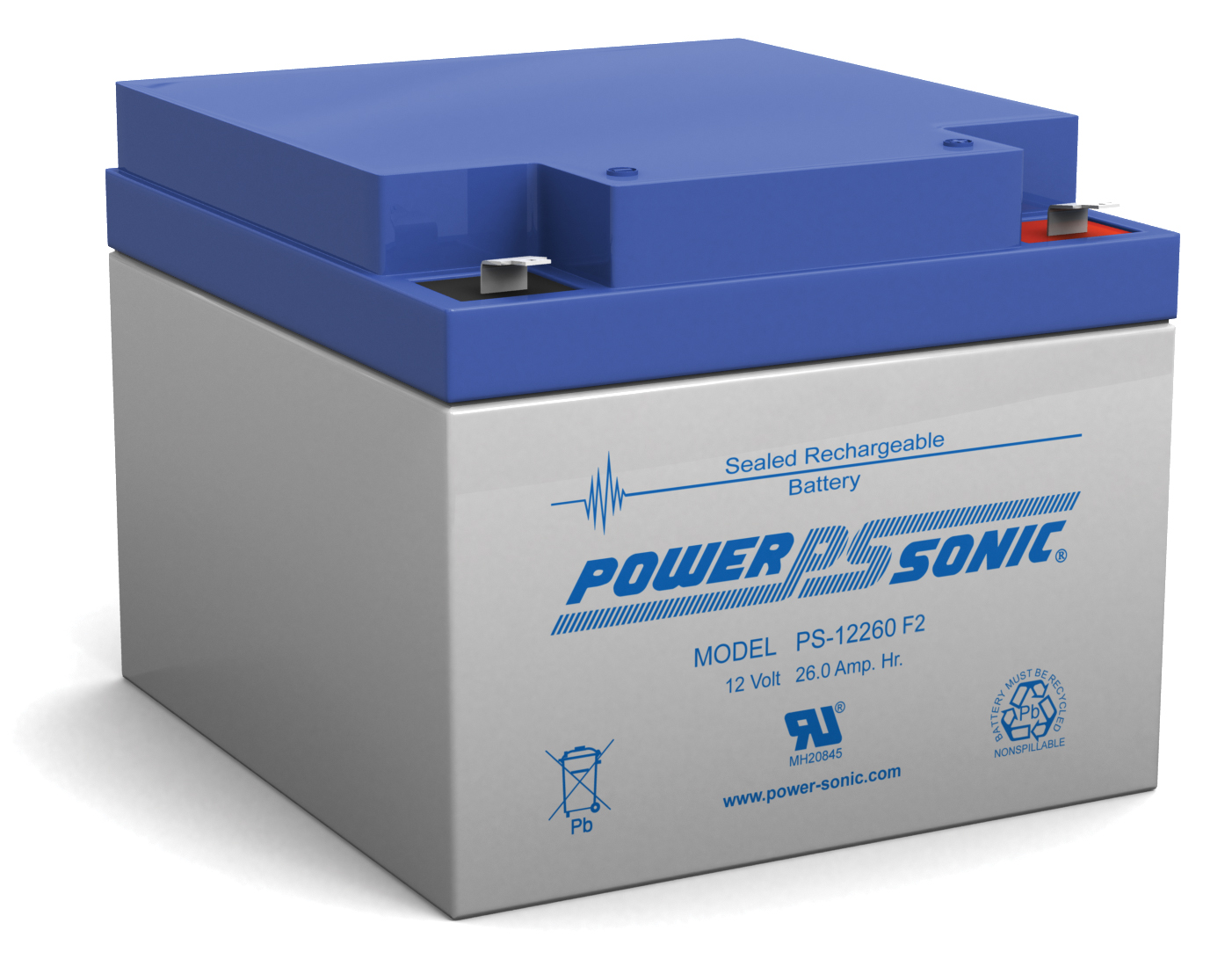 Powersonic 12V 26AH Battery - Kiesub - Electronic equipment, parts and accessories distributor