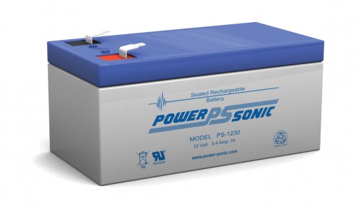 Powersonic PS-1230-F1 12V 3.4AH Battery