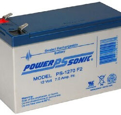 Powersonic PS-1270-F2 12V 7AH F2 Battery