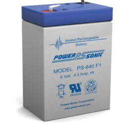 Powersonic PS-640F 6V 4.5AH Battery