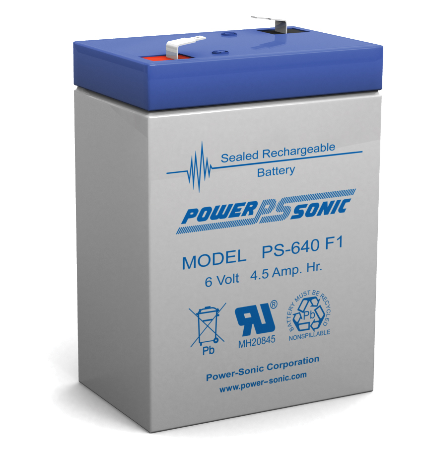 Powersonic PS-640F 6V 4.5AH Battery
