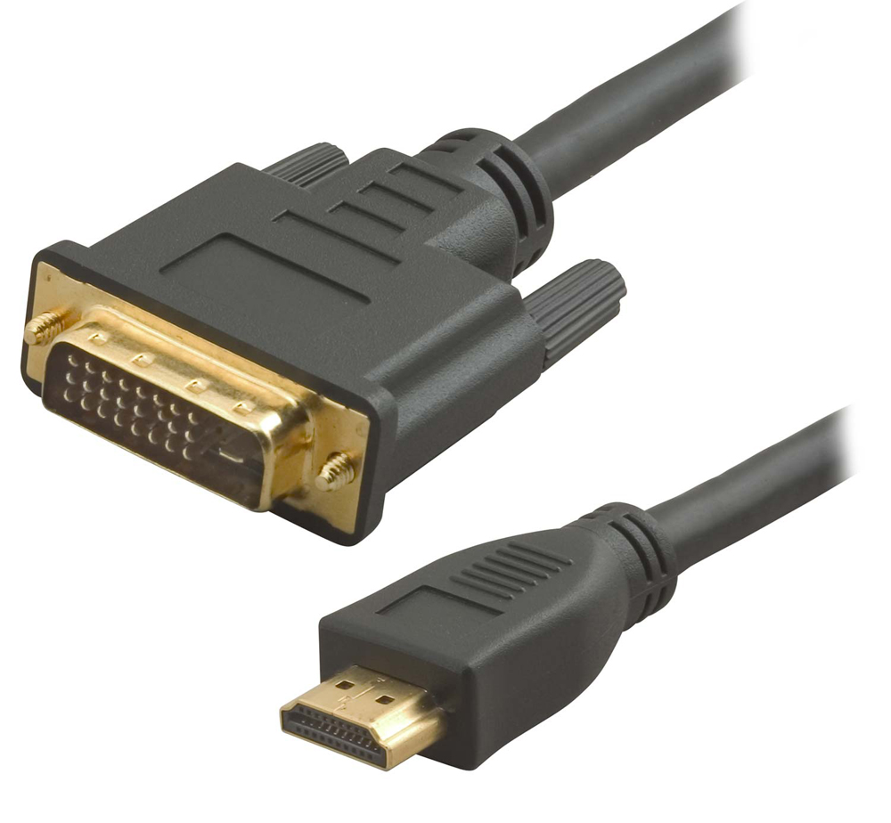 HDMI to DVI-D Cables, Male to Male