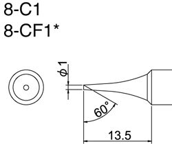 Hakko T18-C1 Solder Tip