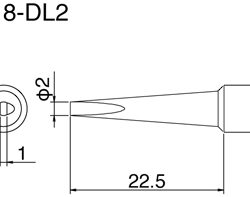 Hakko T18-DL2 Solder Tip