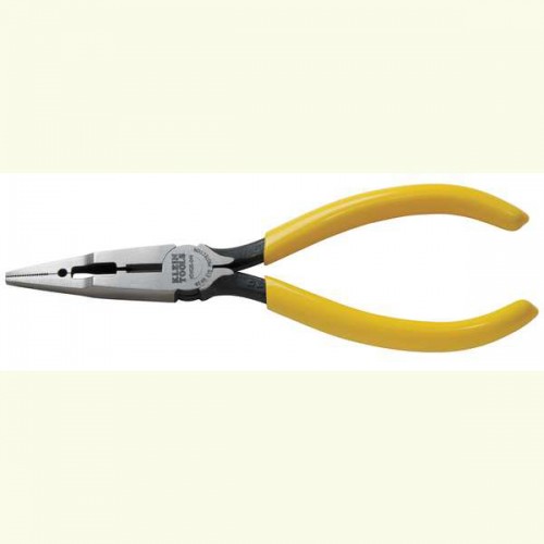 Klein Tools VDV026-049 Connector Crimping Long-Nose Pliers
