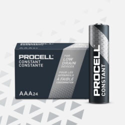 Duracell PC2400 Procell AAA Battery, 24/pk
