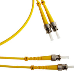 ST-ST Singlemode Duplex Fiber Jumpers