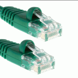 cat5e patch cable snagless molded green