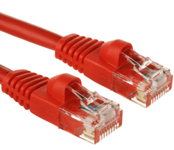 CAT5E Patch Cable Snagless Molded, Red