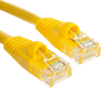 CAT5E Patch Cable Snagless Molded, Yellow