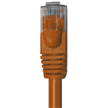 CAT5E Patch Cable Snagless Molded, Orange
