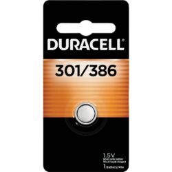 Duracell D301/386PK Watch Button Cell Battery