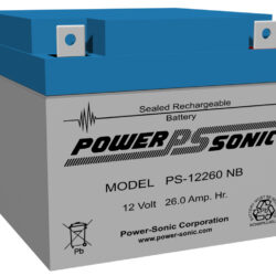 Powersonic PS-12260NB 12V 26.0AH Battery