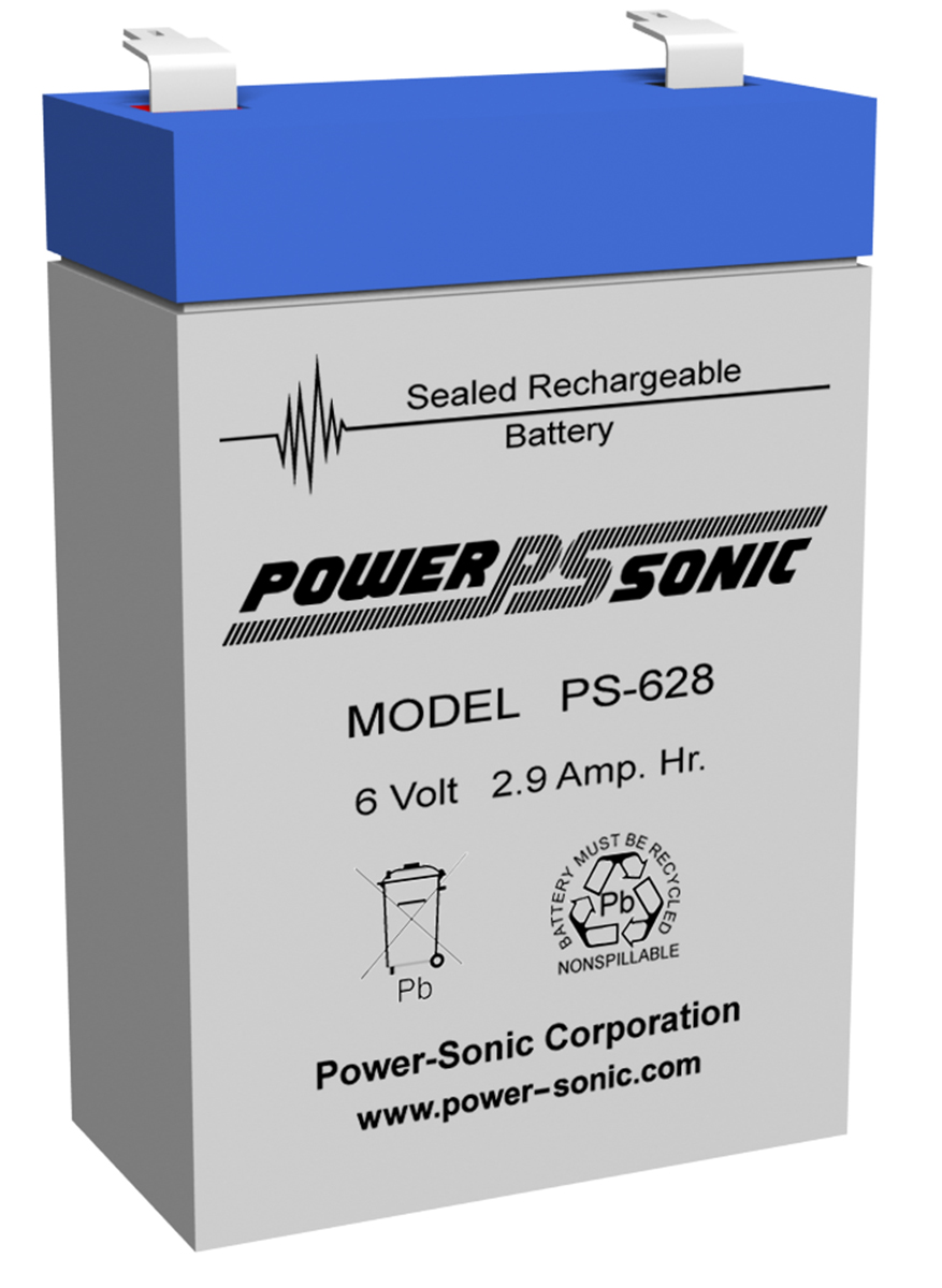 Powersonic PS-628 6V 2.9AH Battery