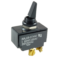 NTE 54-112 SWITCH PADDLE TOGGLE DPST ON-NONE-OFF 20A 125VAC