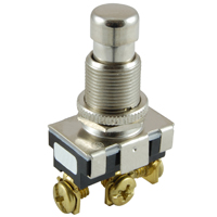NTE 54-136 SWITCH PUSHBUTTON SPDT ON-ON 15A 125VAC