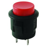 NTE 54-385A SWITCH ROUND PUSHBUTTON SPST OFF-ON