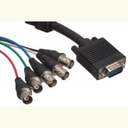 HD15 Male to 5 BNC Female, 6ft