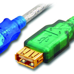 USB 2.0 A Plug to A Socket Extension Cables