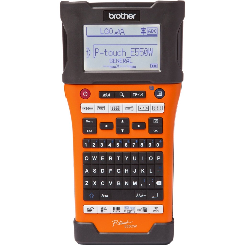 Brother PTE550W Industrial Wireless Handheld Labeling Tool w/ Auto