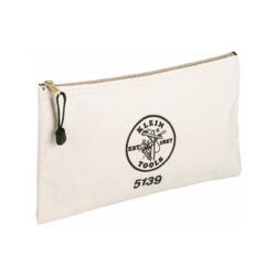 Klein Tools 5139 12-1/2-Inch Canvas Zipper Bag