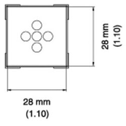 Hakko A1475 BGA Nozzle 28 x 28 x 15mm