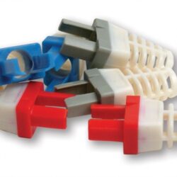 Platinum Tools 100030B-C Strain Reliefs for EZ-RJ45 CAT6 Connector Blue 50/pk