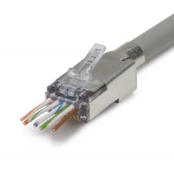 Platinum Tools ezEX44 Shielded External Ground CAT6 Connector