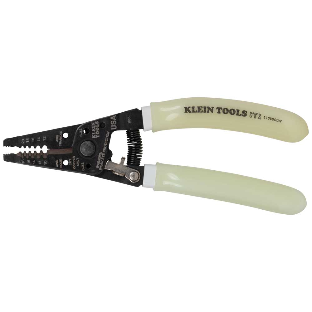 Klein Tools 11055GLW High-Visibility Klein-Kurve Wire Stripper / Cutter