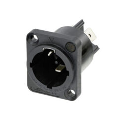 Neutrik NAC3MPX-TOP Appliance Inlet Connector, 1/4" Flat Tab Terminals