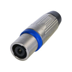 Neutrik NLT4MXX 4 Pole Male Cable Connector, Metal Housing, Chuck Type Strain Relief