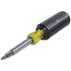 Klein Tools 32500 Multi-Bit Screwdriver / Nut Driver, 11-in-1, Ph, Sl, Sq, TORX Bits