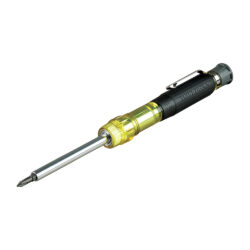 Klein Tools 32614 Multi-Bit Electronics Pocket Screwdriver, 4-in-1, Ph, Sl Bits