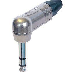 Neutrik NP3RX 3 Pole Right-Angle 1/4" Professional Phone Plug