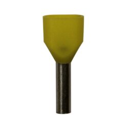 Eclipse 701-015-100 TWIN YELLOW WIRE FERRULES, 2X18 AWG X 16MM, 100 PCS